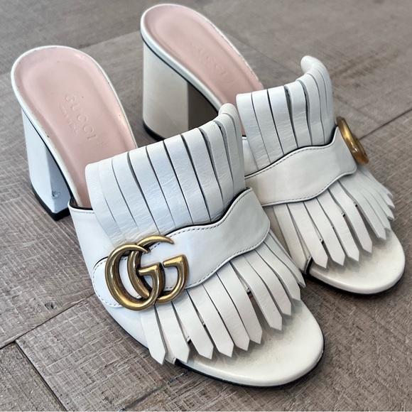 GUCCI Fringe Mules - Picture 3 of 9